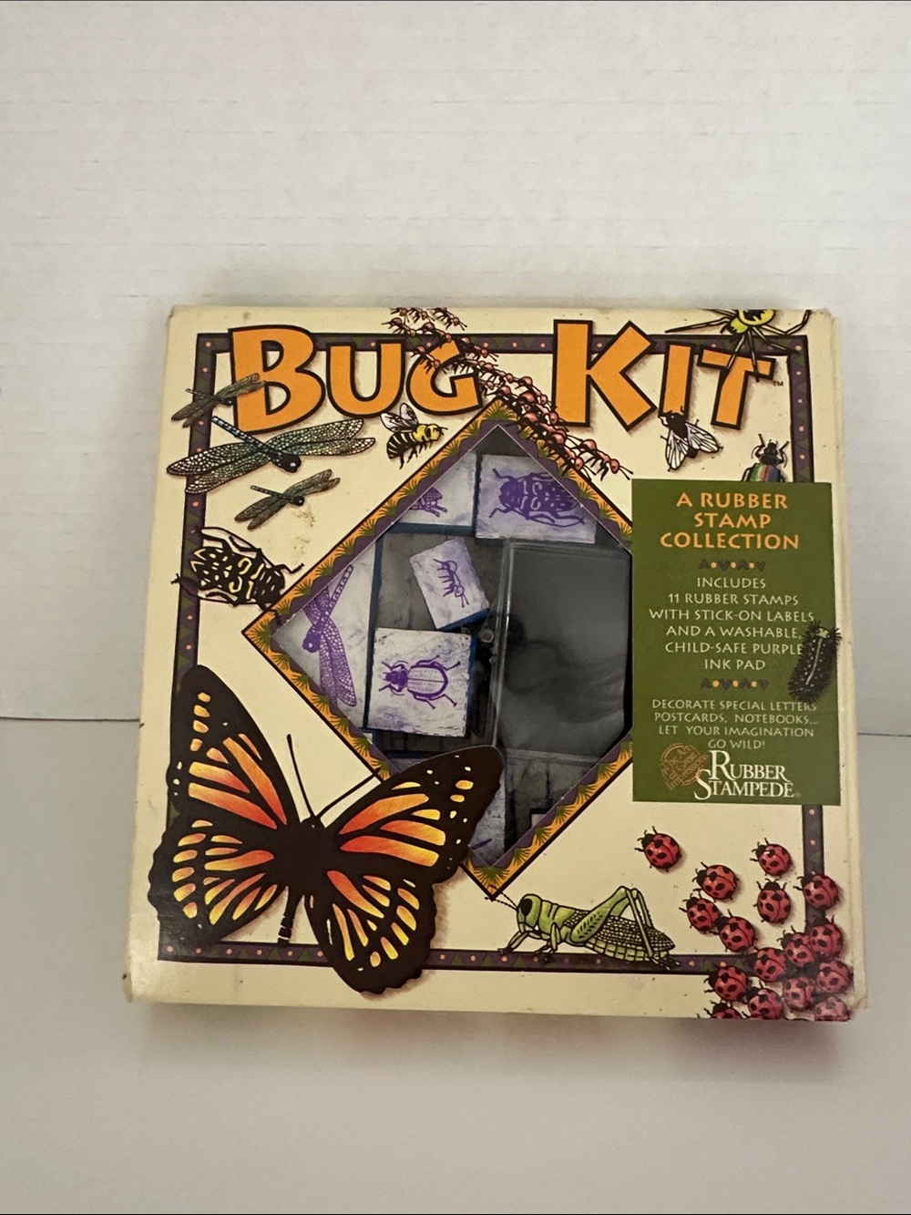 Bug Kit Rubber Stamp Collection - Purple Ink